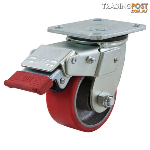 100mm100mm Poly Ci Wheel 250kg Capacity Castor S4400SLB