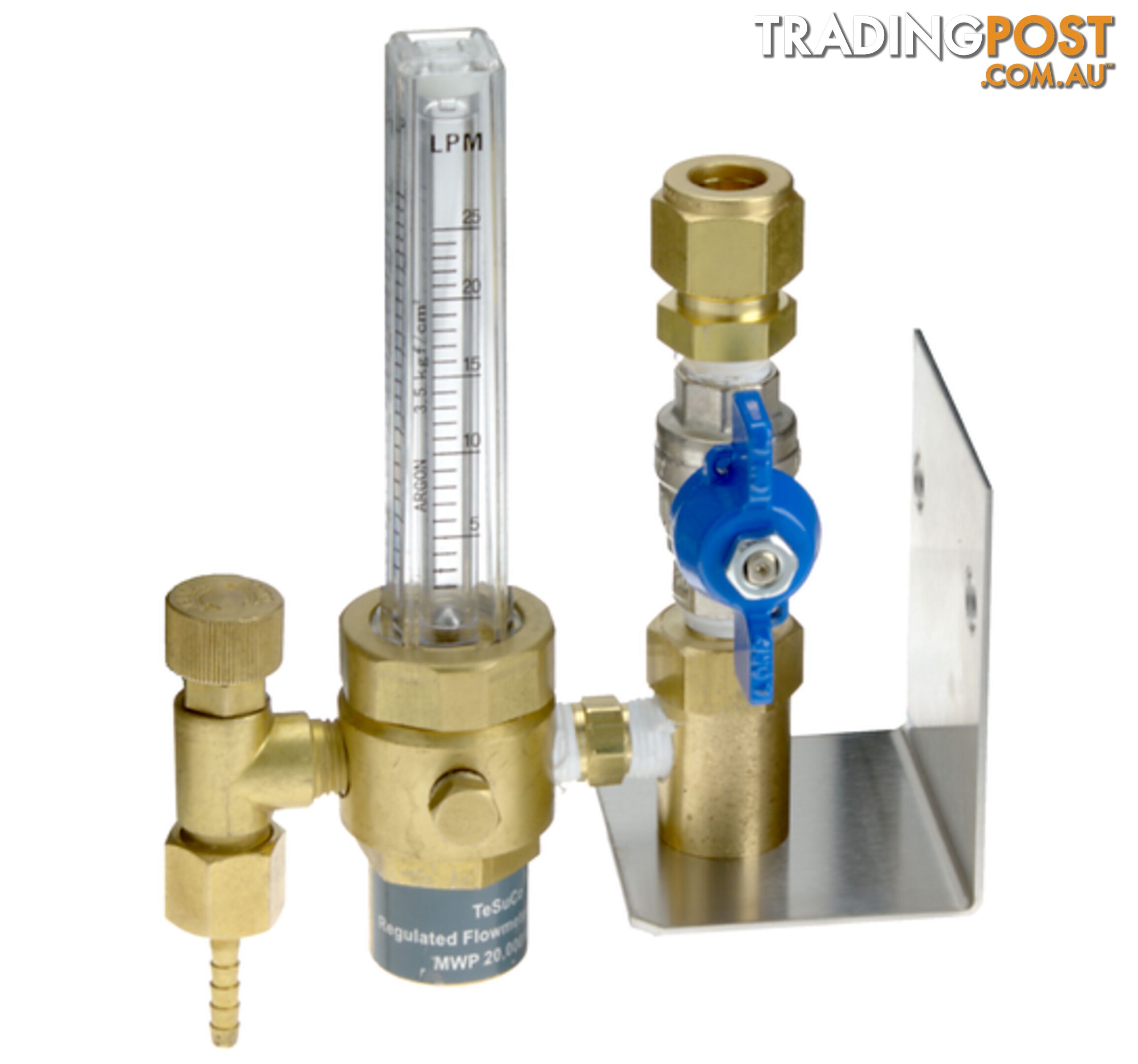 Regulated Ar/Co2 Outlet Point Inbuilt Flowmeter