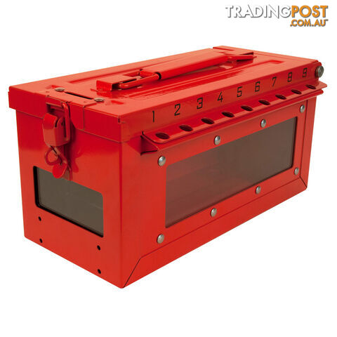 Portable Group Lock Box with Key & Side Window Masterlock S601