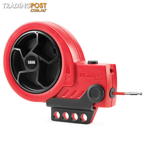 Retractable Cable Lockout Device with Steel Core Cable Masterlock S856