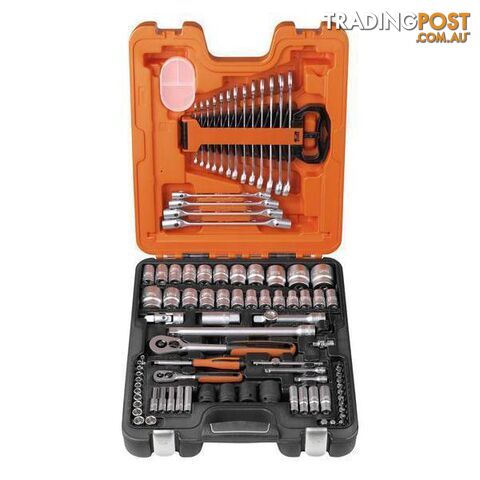 Bahco Socket Set 94-Piece 1/4-Inch And 1/2-Inch Drive