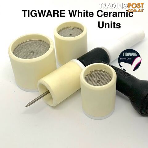 Ceramic Nozzles White Size 16 For 9/20 and 17/18/26 Series Torch