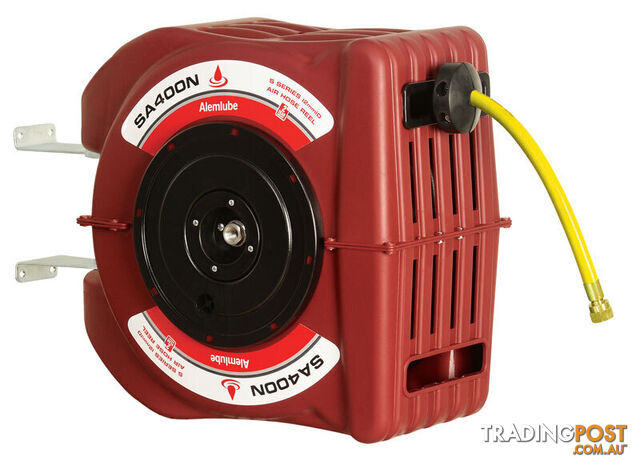 Air Hose Reel 12mm x 15 Metres Alemlube SA400N