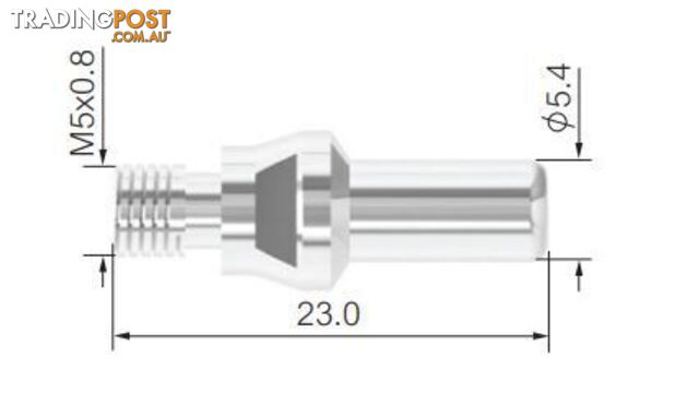 Electrodes To Suit Surecut P40 Torch WIA Pkt : 5 SCP2504