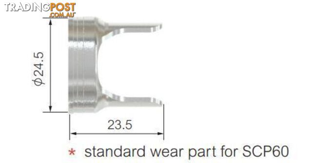 Cutting Guide Double Pointed For Surecut P40 Torch WIA SCP2540