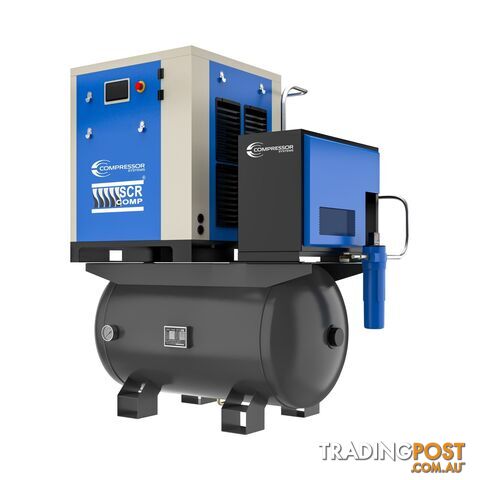 11kW 15HP 415V Variable Speed Rotary Screw Compressor SCR15 APM TD with Air...