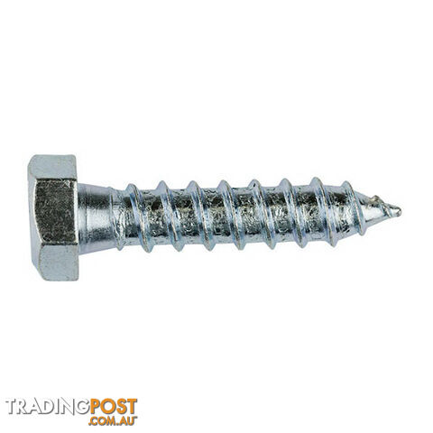 Coach Screw Hot Dipped Gal M8 Diameter X 40mm Bremick SCSMG080404 -Pkt:50