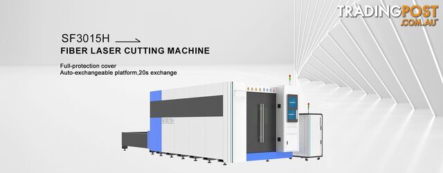 Fibre Laser Cutting Machine Auto exchangeable Platform SF3015H