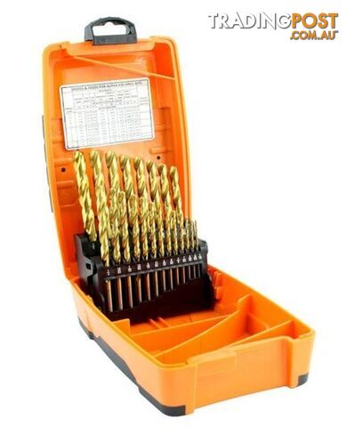 21pce Imperial Alpha Tuffbox Drill Set 1/16-3/8in SI21PB
