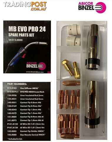 MB EVO Pro 24 MIG Torch Starter Kit Binzel SK012.0000