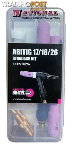 TIG Torch Standard Collet Body Kit For 17/18/26 Torch Binzel SK17/18/26