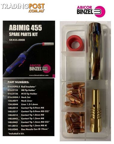 Abimig 455 Spare Parts Kit Binzel SK455.0000