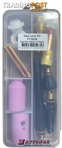 TIG Torch Standard Gas Lens Kit For 17/18/26 Torch Binzel SKGL17/18/26