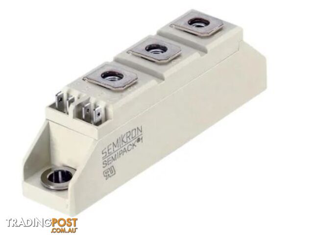 Dual Thyristor Module 100A 1600V 4 Pin A 5 Semikron SKKT92/16E - photo 2 of 2