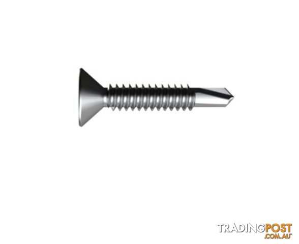 Countersunk Head Screw Outdoor Class 3 10g X 40mm Bremick SMKC3100404 - Pkt:12