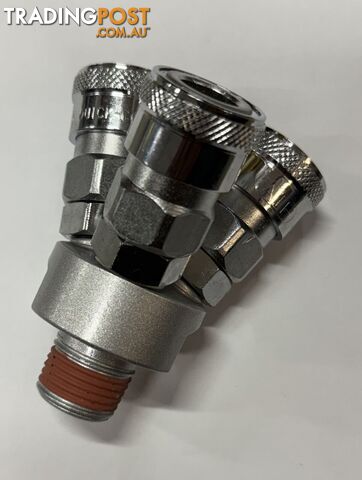 Quick Release Coupler Nitto Style Air Spreader / Multi Coupler 3-Way Complete...
