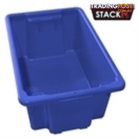 52L Stack & Nest Crates Blue