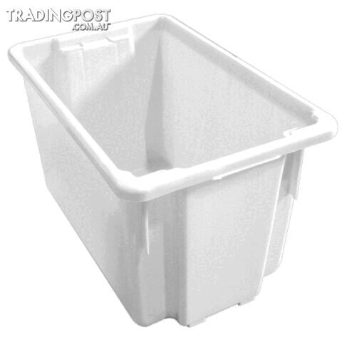 68 Litres Stack & Nest Crates Natural White SNR008NAT