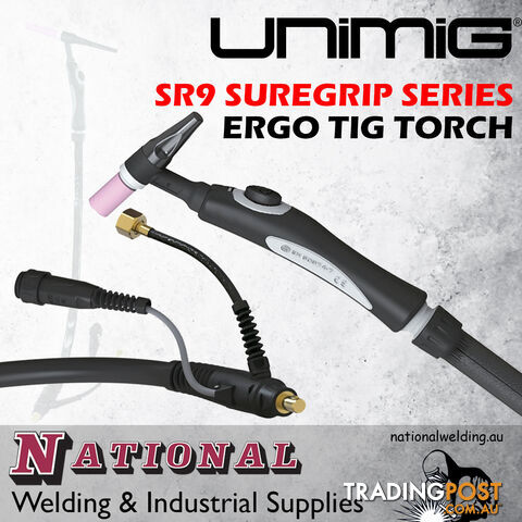 SR9 Suregrip Series Ergo TIG Torch Unimig SR-9 - photo 2 of 4