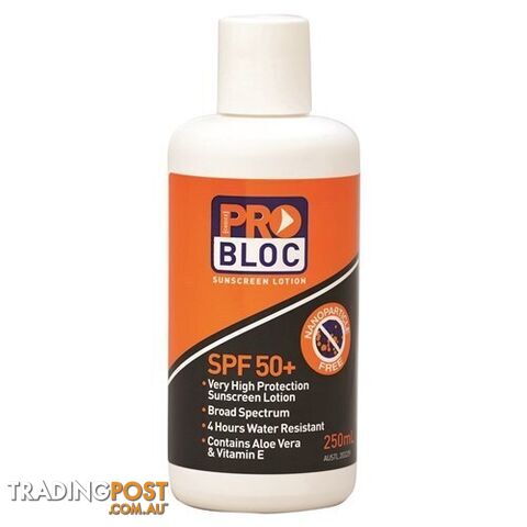 ProChoice® Probloc 50+ Sunscreen 250mL SS250-50
