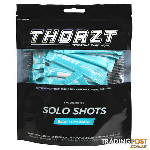 99% Sugar Free Solo Shots Blue Lemonade 50 X 3G Satchels SSSFBL