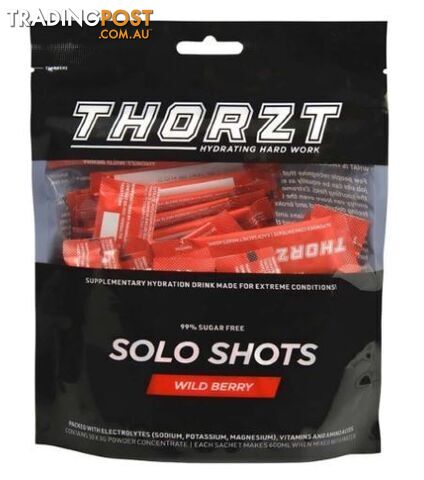 99% Sugar Free Solo Shots - Wild Berry Thorzt SSSFWB