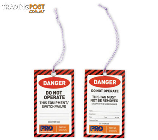 PRO Safety Tags - Red Danger