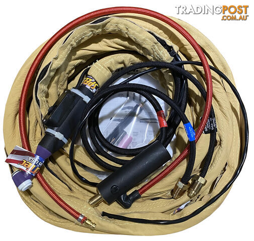 Speedway Water Cooled TIG Torch 320 Amps 7.6m 25FT with Switch & Connector...