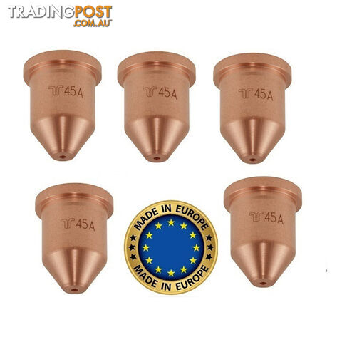 220941 Nozzle 45A For Hand & Machine Torch 45/65/85A (PK:5) T-11378