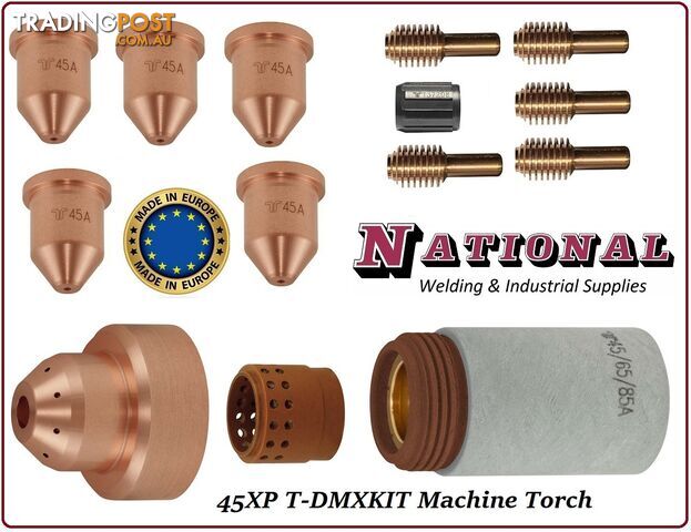Plasma Machine Torch Consumable Kit For 45XP T-DMXKIT45M