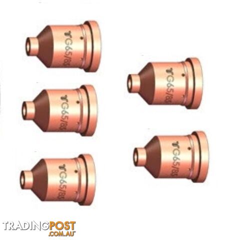Gouging Nozzle 65-85 A For High Definition Plasma T-EX-5-440-051 Pack of 5