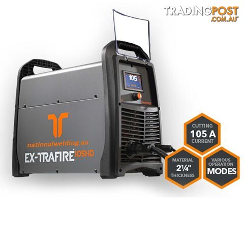 Plasma Cutter 105HD Package w/8m Hand Torch EX-Trafire T-EX105HD-H8M Heavy Duty...
