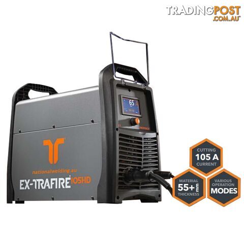 Plasma Cutter 105HD Package w/8m Machine Torch EX-Trafire T-EX105HD-M8M Heavy...