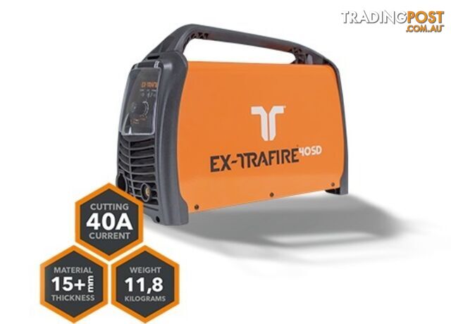 Plasma Cutter 40SD With 8 Metre Hand Torch Ex-Trafire EX40SD-H8M