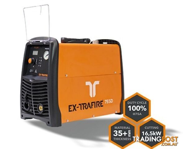 Plasma Cutter 75SD With 15 Metres Mechanised Torch Ex-Trafire EX75SD-M15M
