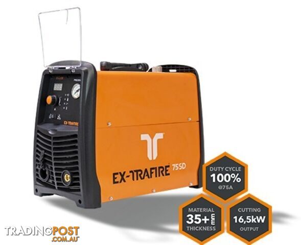 Plasma Cutter 75SD With 8 Metres Mechanised Torch Ex-Trafire EX75SD-M8M