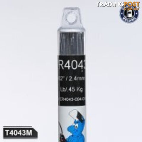 4043 TIG Rod 3.2mm 0.45kg Tube T404332M