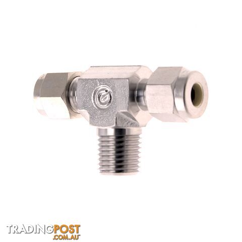 Genlok Male Branch T 1/4 NPT M - 1/4 Genlok