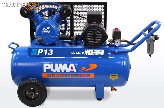 Air Compressor Dependable Performance 60 Litre Puma PUP13240V