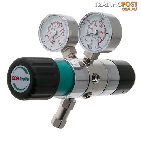 Dual Stage DruVa 2S Regulator 6.0 Purity Stainless Steel In: 23,000 kPa Out: 1,050 kPa