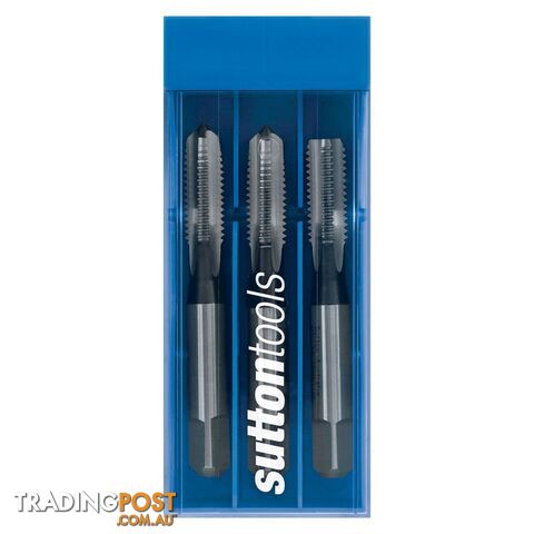 Tap T905 BSW 5/32-32 Set 3 Pce Straight ISO529 HSS Sutton Tools T9050397