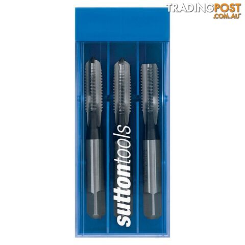 Tap T905 BSW 9/16-12 Set 3 Pce Straight ISO529 HSS Sutton Tools T9051429