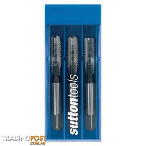 Tap T909 G 1/8-28 Set 3 Pce (BSPF) STR/FLT ISO2284 HSS Sutton Tools T9090973