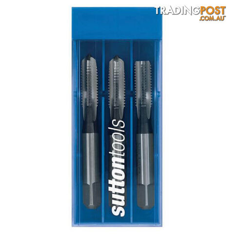 Tap T909 G 1/4-19 Set 3 Pce (BSPF) STR/FLT ISO2284 HSS Sutton Tools T9091316