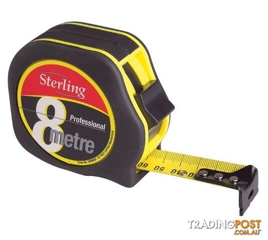 8m X 25mm Sterling Professional Tape Measure TBC8025