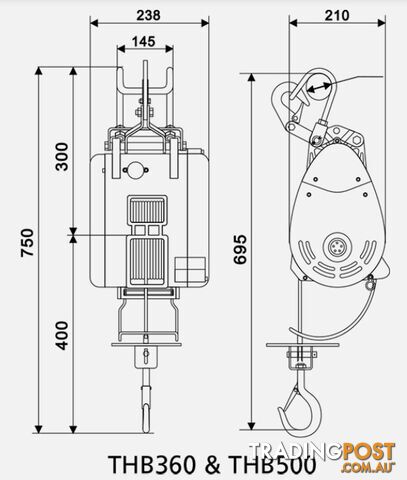 Compact Wire Rope Builders Hoists - photo 3 of 3