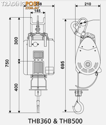 Compact Wire Rope Builders Hoists - photo 3 of 3