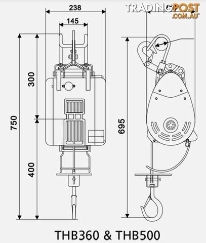 Compact Wire Rope Builders Hoists - photo 3 of 3
