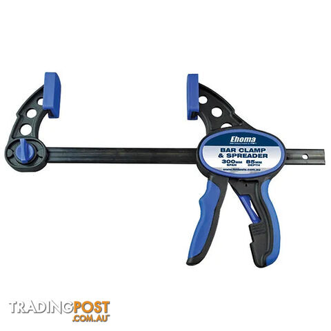 One Hand Bar Clamp & Spreader Plastic With Rubber Grip