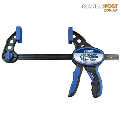 One Hand Bar Clamp & Spreader Plastic With Rubber Grip